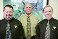 Betson corporate officers from left to right: Robert Betti, Exec VP Operations/COO, Peter Betti, Chairman/CEO, Robert Geschine, President/CFO.